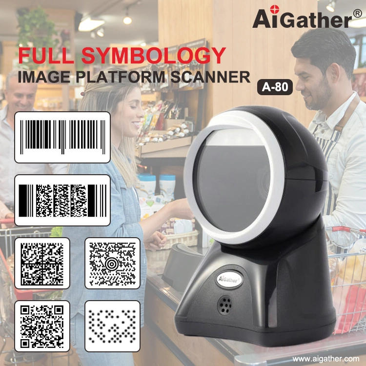 2022 New Desktop Omni-Directional Barcode Scanner for POS System