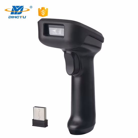 요람 바코드 스캐너를 가진 1d 2D 이미지 Qrcode 바코드 스캐너 2.4GHz 소형 무선