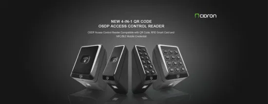 Qr 코드 스캐너가 탑재된 Wiegand RS485 이중 주파수 RFID NFC 리더
